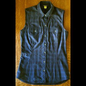 Eddie Bauer Sleeveless Button Shirt Women XS